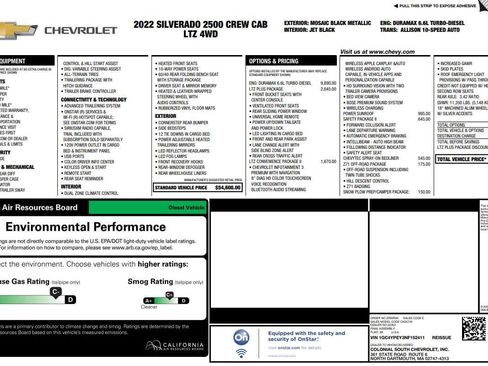 Used 2022 Chevrolet Silverado 2500 LTZ w/ LTZ Plus Package image 1