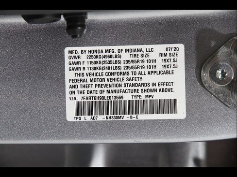 Used 2020 Honda CR-V Touring image 53