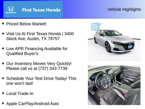 Certified 2022 Honda Accord Sport Special Edition image 5