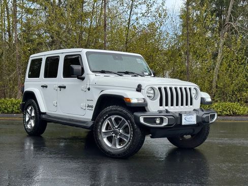 Used 2020 Jeep Wrangler Unlimited Sahara w/ Advanced Safety Group AWD/4WD image 22