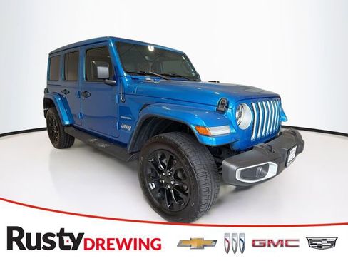 Used 2021 Jeep Wrangler Unlimited Sahara w/ Cold Weather Group AWD/4WD image 1