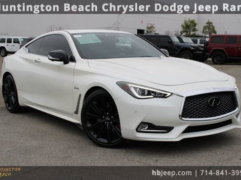Used 2020 INFINITI Q60 Red Sport 400 w/ Cargo Package image 1