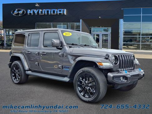 Used 2021 Jeep Wrangler Unlimited Sahara AWD/4WD image 1