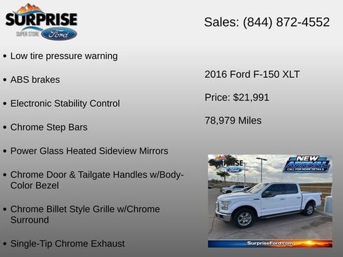Used 2016 Ford F150 XLT w/ Equipment Group 301A Mid RWD image 22
