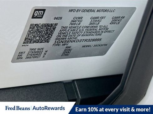 New 2026 Chevrolet Tahoe LT w/ Comfort Package AWD/4WD image 21