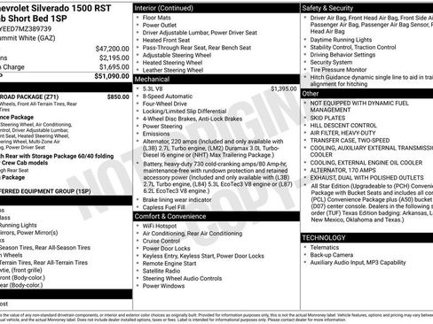 Used 2021 Chevrolet Silverado 1500 RST w/ Z71 Off-Road Package AWD/4WD image 11