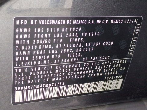 New 2026 Volkswagen Tiguan SE AWD/4WD image 24