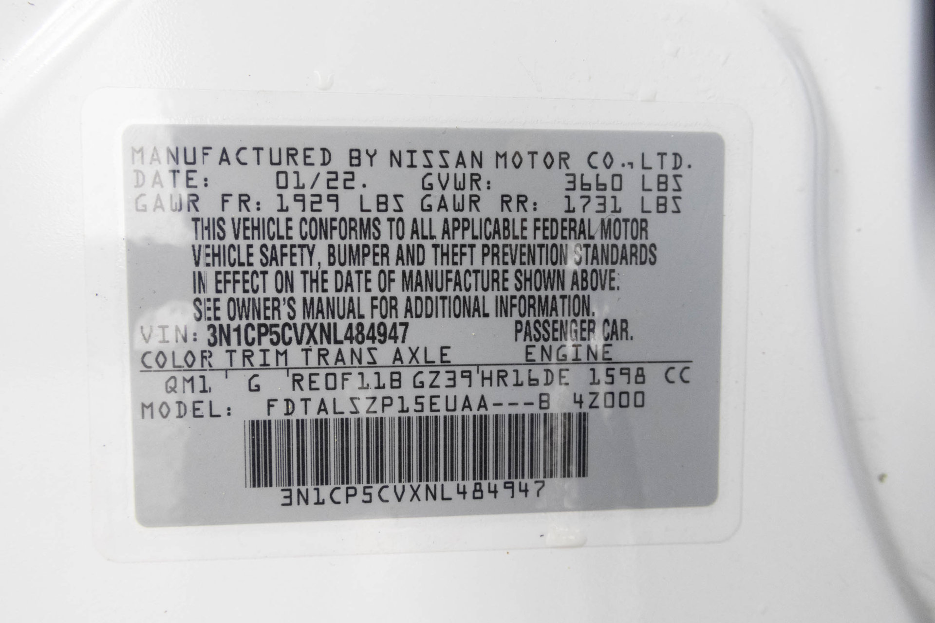 Used 2022 Nissan Kicks SV FWD image 46