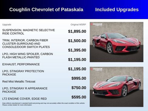 Used 2026 Chevrolet Corvette Stingray Premium Cpe RWD image 3