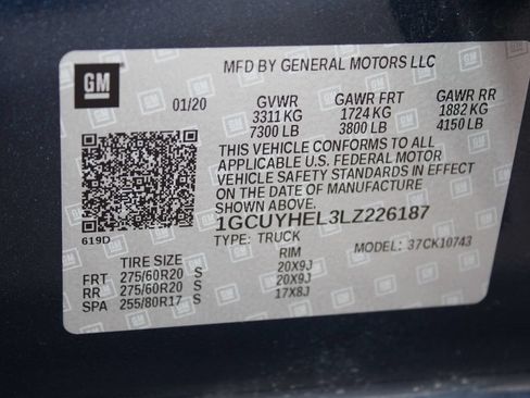 Used 2020 Chevrolet Silverado 1500 High Country w/ Max Trailering Package AWD/4WD image 73
