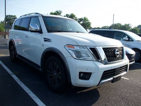 Used 2017 Nissan Armada Platinum w/ Captain Seat Package RWD image 1