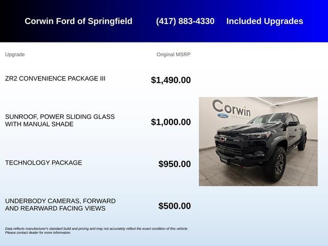 Used 2024 Chevrolet Colorado ZR2 w/ ZR2 Convenience Package III AWD/4WD image 5