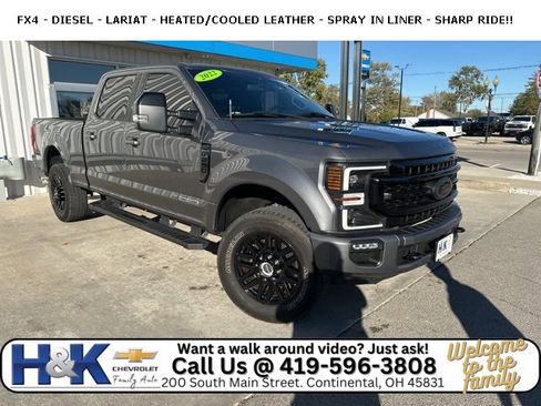Used 2022 Ford F250 Lariat w/ Black Appearance Package image 1