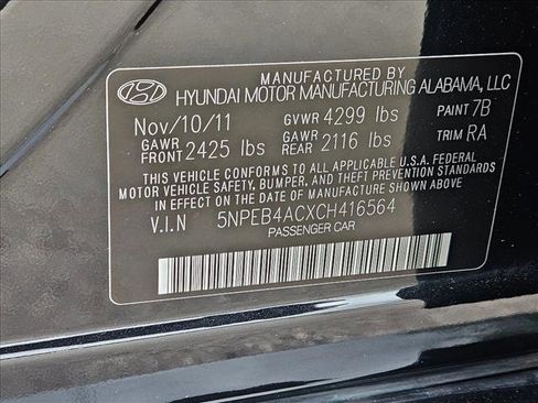 Used 2012 Hyundai Sonata GLS w/ Popular Equipment Pkg FWD image 22