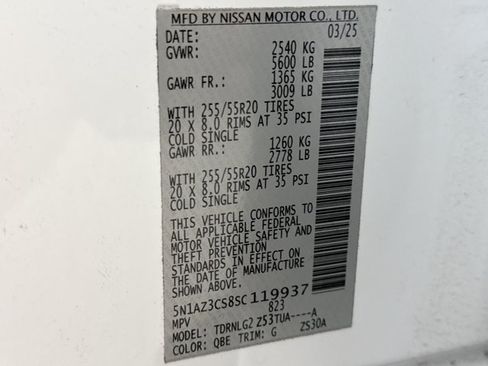 Used 2025 Nissan Murano SL AWD/4WD image 23