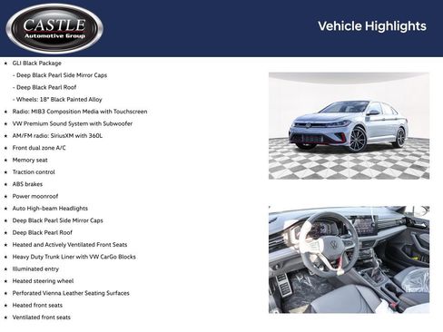 New 2026 Volkswagen Jetta GLI Autobahn FWD image 3