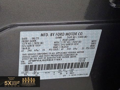 Used 2024 Ford Edge SEL w/ Convenience Package AWD/4WD image 34