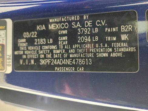 Used 2022 Kia Forte LXS FWD image 33
