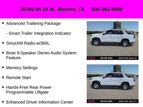 Used 2023 Chevrolet Tahoe LT w/ Luxury Package RWD image 21