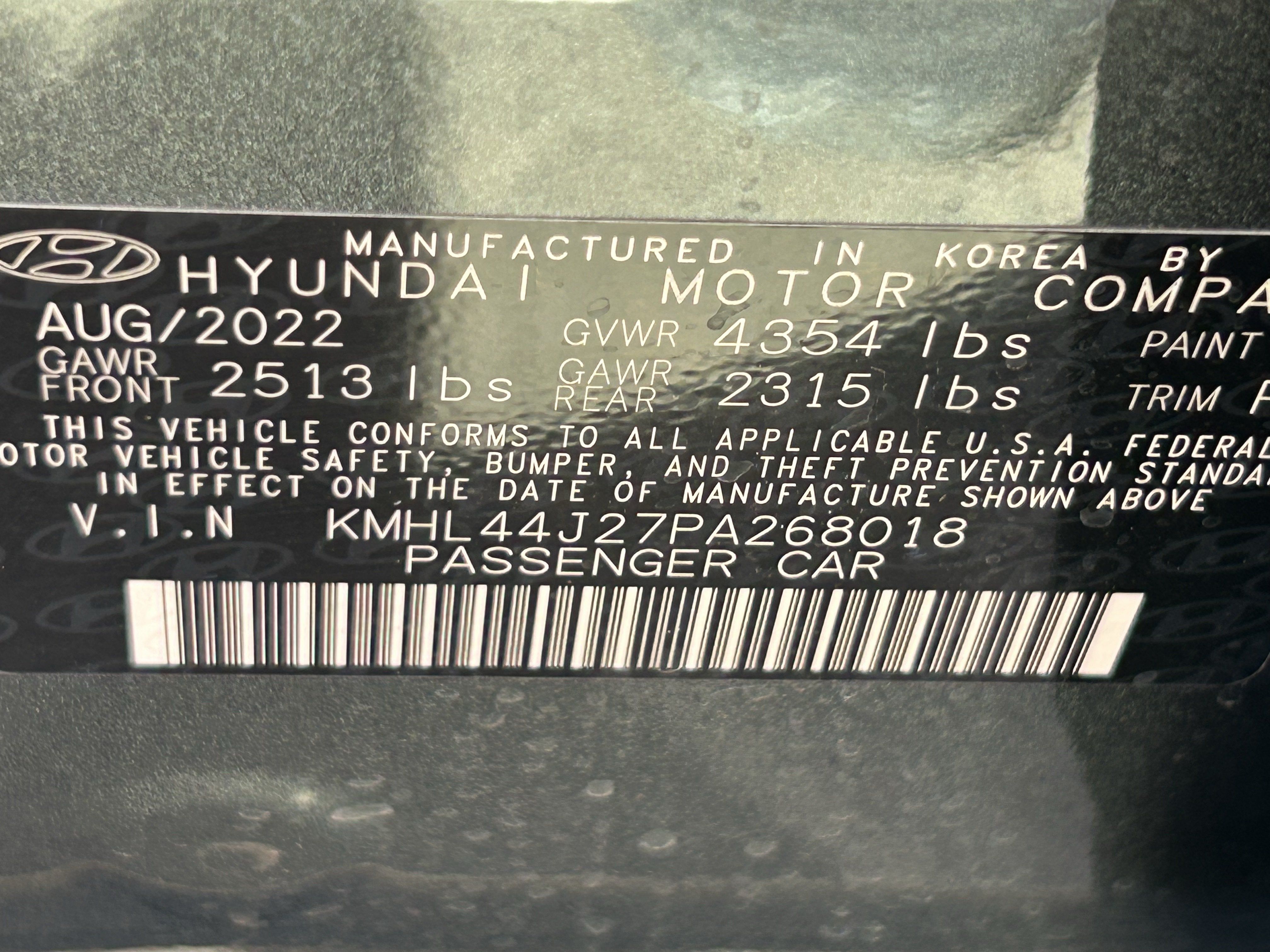 Certified 2023 Hyundai Sonata SEL Plus w/ Cargo Package FWD image 11