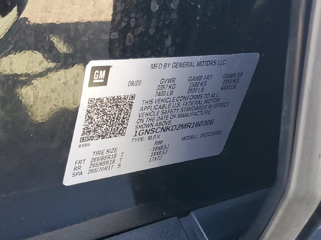 Certified 2021 Chevrolet Tahoe LT w/ Luxury Package RWD image 34