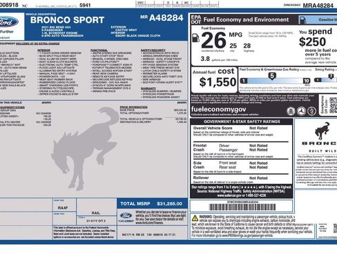 Used 2021 Ford Bronco Sport Big Bend image 1