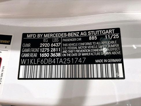 New 2026 Mercedes-Benz E 53 AMG e 4MATIC Sedan image 12