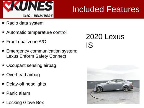 Used 2020 Lexus IS 350 F Sport w/ F Sport Package AWD/4WD image 2