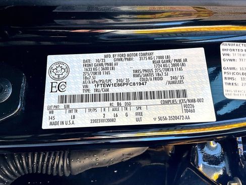 Used 2023 Ford F150 Tremor image 36