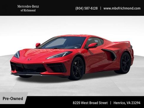 Used 2022 Chevrolet Corvette Stingray Premium Cpe w/ Z51 Performance Package RWD image 1