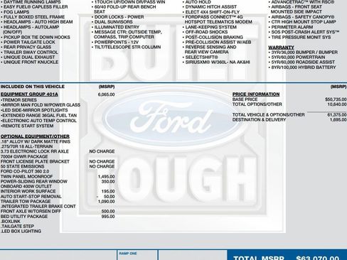 Used 2022 Ford F150 Tremor w/ Equipment Group 401A Mid image 2