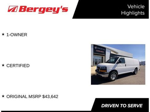Certified 2024 GMC Savana 2500 w/ Driver Convenience Package image 4