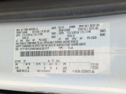 Used 2016 Ford Transit 150 130 Low Roof RWD image 5