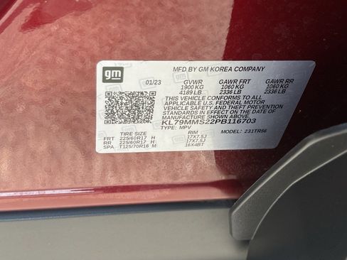 Certified 2023 Chevrolet TrailBlazer LS FWD image 34