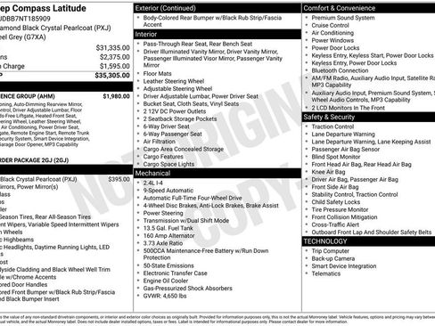 Used 2022 Jeep Compass Latitude w/ Convenience Group image 5