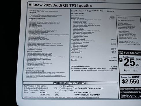 New 2025 Audi Q5 Premium Plus image 41