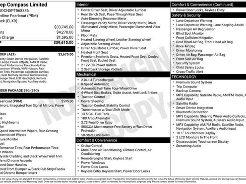 Used 2023 Jeep Compass Limited w/ Elite Group AWD/4WD image 1