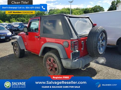 Used 2012 Jeep Wrangler Sport AWD/4WD image 3