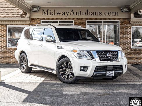 Used 2019 Nissan Armada Platinum w/ Captain's Chairs Package AWD/4WD image 2