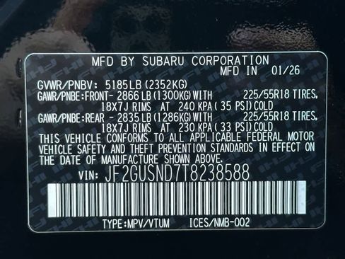 New 2026 Subaru Crosstrek 2.5i Limited image 22