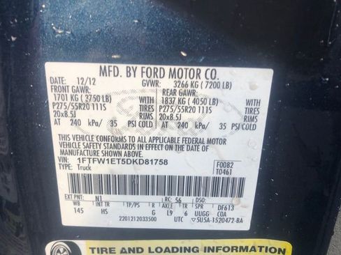 Used 2013 Ford F150 Lariat w/ Luxury Equipment Group image 30