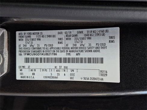 Used 2019 Ford Escape SE image 26