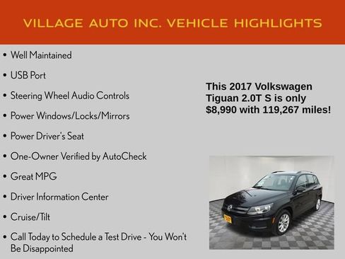 Used 2017 Volkswagen Tiguan S image 7