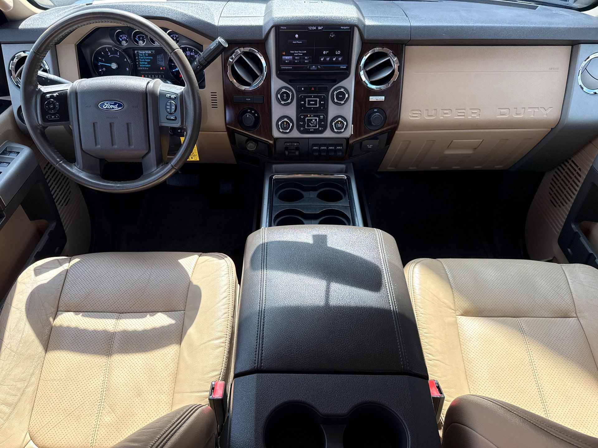Used 2014 Ford F350 Lariat w/ Lariat Interior Package AWD/4WD image 12