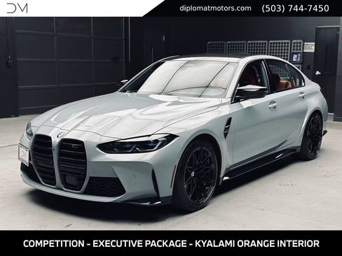 Used 2022 BMW M3 Competition w/ Executive Package AWD/4WD image 1