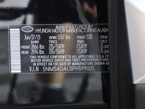 Used 2023 Hyundai Santa Fe Limited w/ Cargo Package AWD/4WD image 57