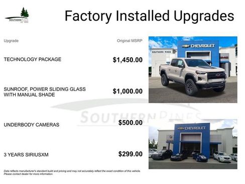 New 2026 Chevrolet Colorado ZR2 w/ Technology Package AWD/4WD image 6