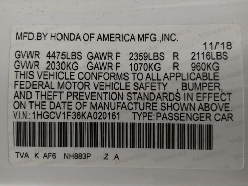 Used 2019 Honda Accord Sport image 33