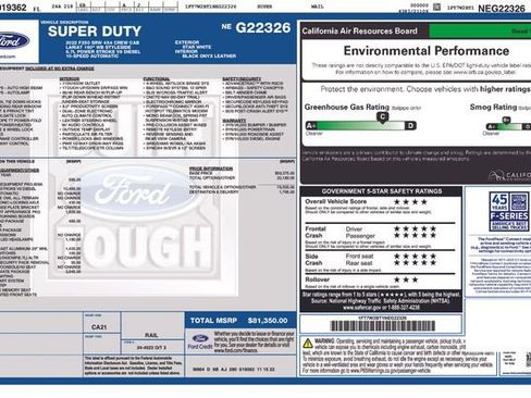 Used 2022 Ford F250 Lariat w/ Lariat Ultimate Package image 7