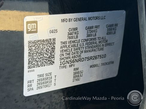 Used 2025 Chevrolet Tahoe LT AWD/4WD image 31